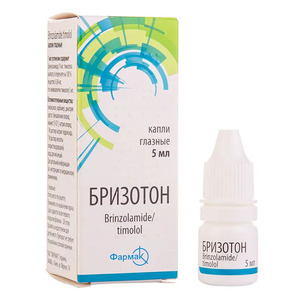 Бризотон краплі очні по 5 мл у флаконі 1 шт.