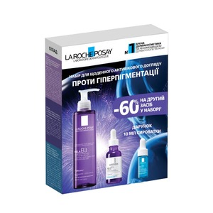 Промо-набор La Roche-Posay Мела В3 Серум+очищение 2026