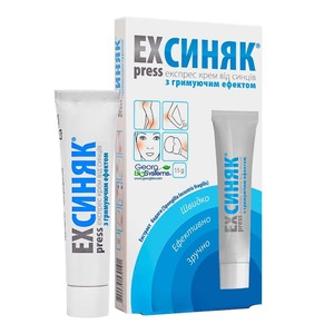 Express Синяк крем с тонирующ. эффектом туба 15г