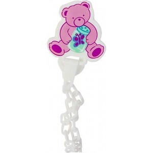 Ланцюжок Lindo для пустушки на кліпсі Ведмежа