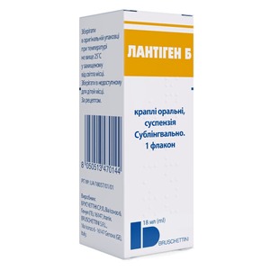 Лантиген Б краплі по 18 мл у флаконі 1 шт.