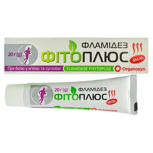 Фламідез фітоплюс мазь по 20 г у тубах