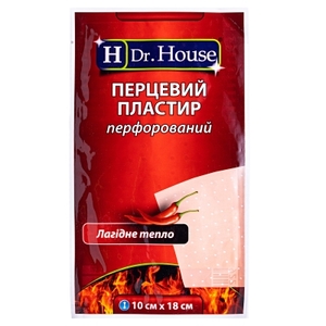 Лейкопластрь H Dr.House перцовый перфорированный 10*18см №1
