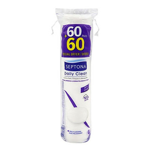 Ватні диски SEPTONA LADY CARE 60+60 шт