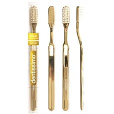 Зубная щетка Dentissimo Medium Gold щетина средней жесткости