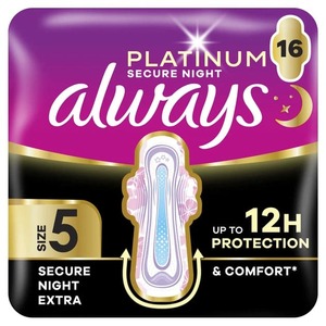 Прокладки Always Platinum Secure Night Extra №16