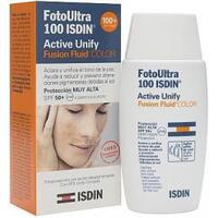Флюид ISDIN ACTIVE UNIFY COLOR тональныйй выравнивает тон кожи, предотв. пигментацию SPF50 50мл