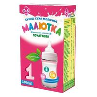 Смесь Малютка-1 для детей до 6-ти месяцев начальная 350 гр