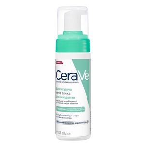Пенка для лица CeraVe очищающая балансирующая легкая д/норм, комби и чувств кожи 148мл
