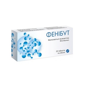Фенибут табл. 250 мг №20 Монфарм