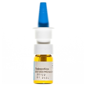 Лаферобіон спрей 100000 МО/мл по 5 мл у флаконі 1 шт.