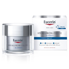 Крем Eucerin 63486 Гіалурон-Філлер +3x Ефект нічний проти зморшок для всіх типів шкіри 50мл