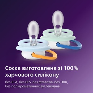 Пустушка Avent 080/23 Ultra Air хлопчик 0-6 міс 2шт