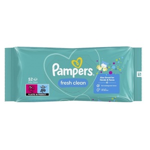 Салфетки влажные Pampers детские Fresh Clean №52 ПрепакКороб