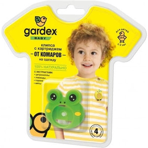 GARDEX Baby Кліпса-підвіска від комарів зі змінним картриджем