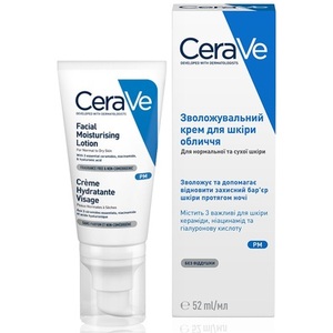 Крем CeraVe Нічний зволож. для нормальної та сухої шкіри обличчя 52 мл