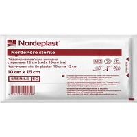 Пластырная повязка NORDEPLAST нетканая стерильная 10х15см №1
