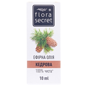 Масло FloraSecret эфирное кедровое 10 мл