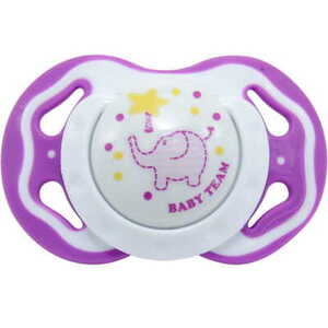 Пустушка силіконова ортодонтична Baby Team 3011 6+ 1 шт