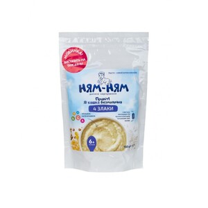 Каша Ням-Ням 4-злаки з 6-ти міс. 150 г