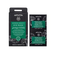 Маска Apivita EXPRESS BEAUTY с гинкго билоба Против темных кругов и признаков усталости 2х2 мл