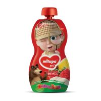Пюре Milupa МВ фруктовое Банан, клубника с 6 мес 100г (пауч)