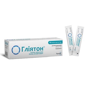 Глиятон р-р орал. 600мг/7мл 7мл саше №10