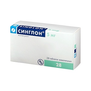 Синглон таблетки по 5 мг 28 шт. (7х4)