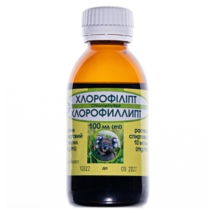 Хлорофиллипт раствор спиртовой 10 мг/мл по 100 мл во флаконе - ГНЦЛС