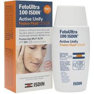 Флюид ISDIN ACTIVE UNIFY COLOR тональныйй выравнивает тон кожи, предотв. пигментацию SPF50 50мл