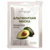 Маска Via Beauty Увлажняющая альгинатная для лица с экстрактом Авокадо