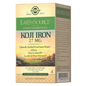 Солгар (Solgar) Железо Коджи Koji Iron 27мг капс. №30