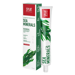 Зубная паста SPLAT Special Sea Minerals отбеливающая 75мл