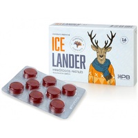 Исландские пастилки от кашля IceLander №16