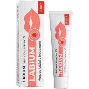 Лабиум крем 1% по 5 г в тубах