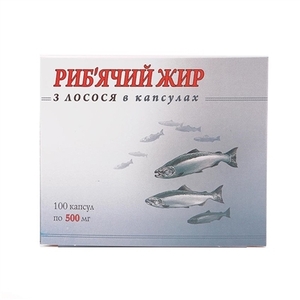 Рибячий жир з лосося Гармонія капс. 500мг №100