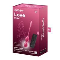 Вагинальные смарт-шарики с вибрацией SATISFYER LOVE BIRDS 2