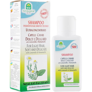 Шампунь Natura House для волос тонких/ослабленых с ромашкой и гамамелисом 250 мл
