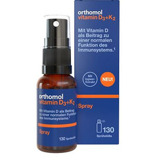 Витамины Ортомол Vitamin D3+K2 spray (спрей для иммунитета и костей) 20мл