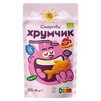 Снек Смартик Хрумчик кукур.-рис.з бананом та полуницею від 12 міс. 22г