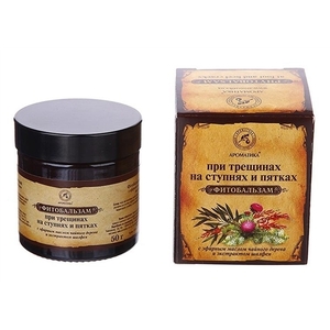 Фитобальзам Ароматика при трещинах на ступнях 50г