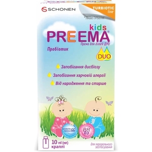 Према Дуо кідс краплі для дітей 10мл