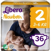 Підгузки Libero Newborn 2 3-6кг №36