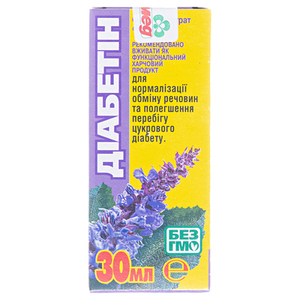 Диабетин капли 30 мл