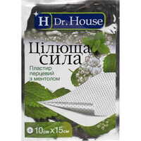 Пластырь мед. перфор. Dr. House Целебная сила обезбол. с ментолом 10 х15 см 1шт