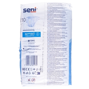 Подгузники для взрослых SENI 55-80см №10 small