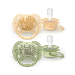 Пустушка Avent 091/46 Ultra Soft нейтр дизайн 6-18 міс 2шт