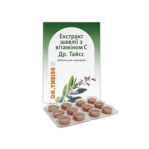 Леденцы с шалфеем Др.Тайсс таблетки 12 шт.