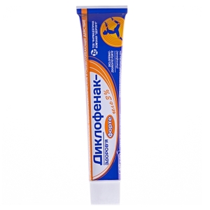 Диклофенак-Здоровя Форте гель 3% 50г