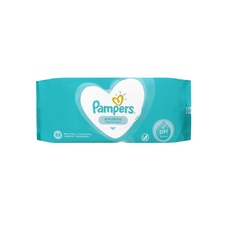 Серветки вологі Pampers длитячі Sens №52 ПрепакКороб